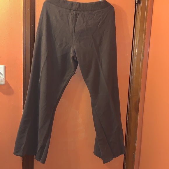 American Eagle Vintage 2Piece Set Brown w/ white trim Size L  joggers+jacket - Picture 8 of 9